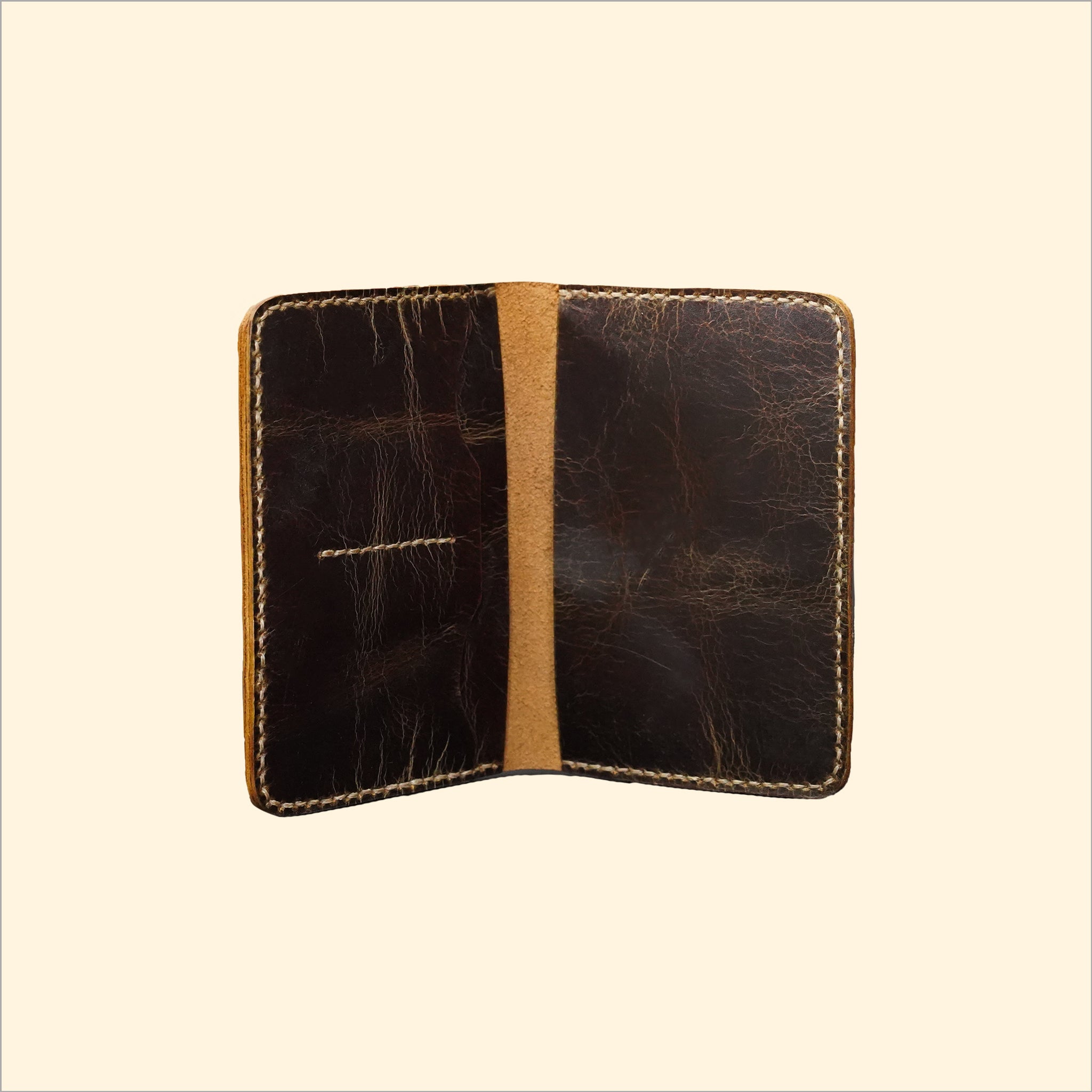Handcrafted Passport Holder (Dual Tone)