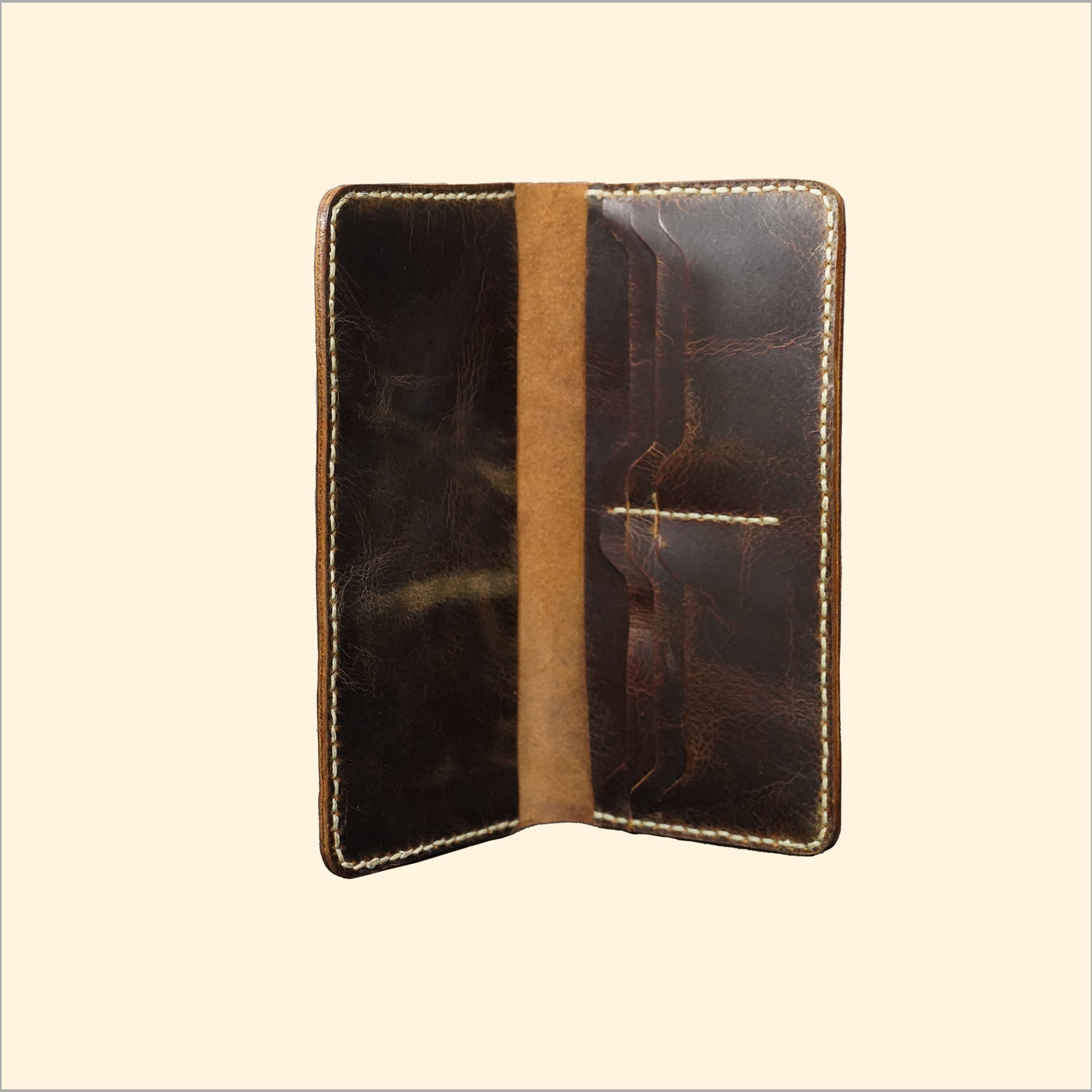 Long Bi-Fold Wallet (Dual-Tone)