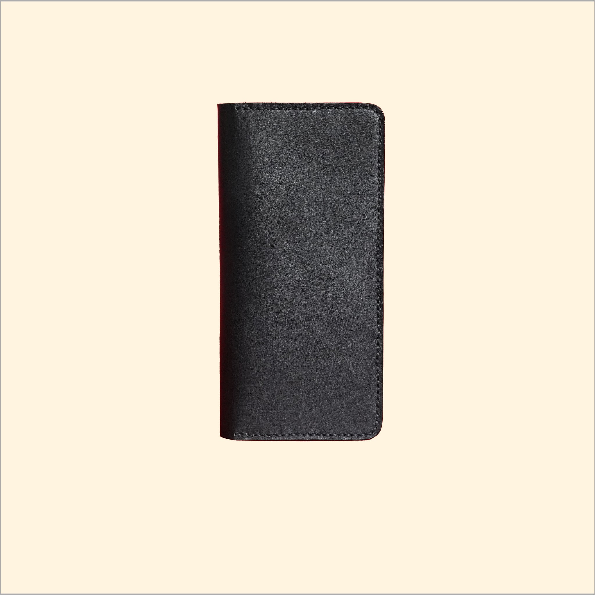 Executive Long Bi-Fold Wallet (Black)