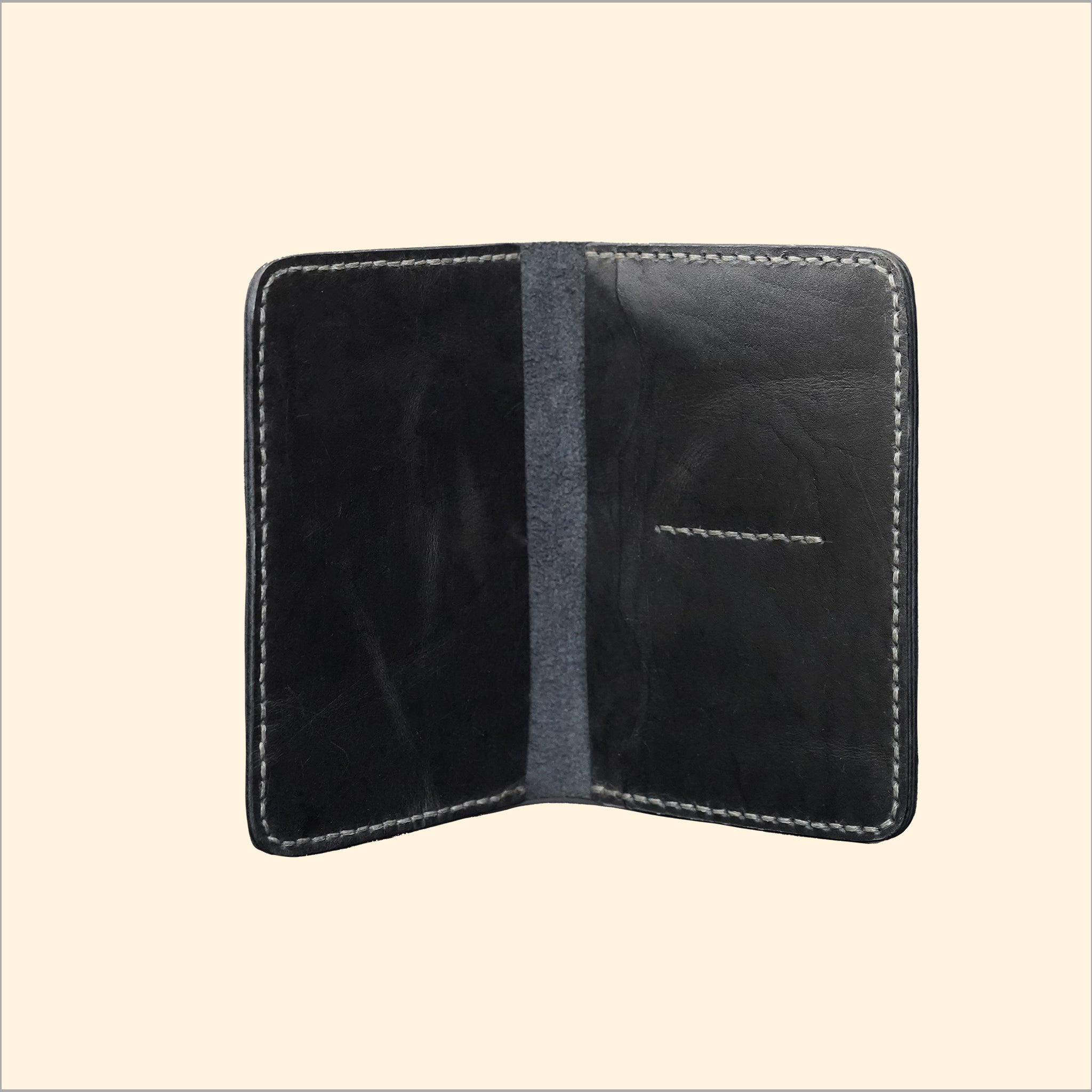 Handcrafted Passport Holder (Black)