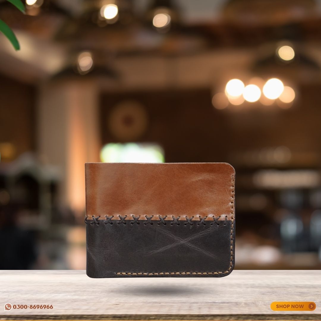Slim Hand-Stitched Leather Wallet (Two Colors)