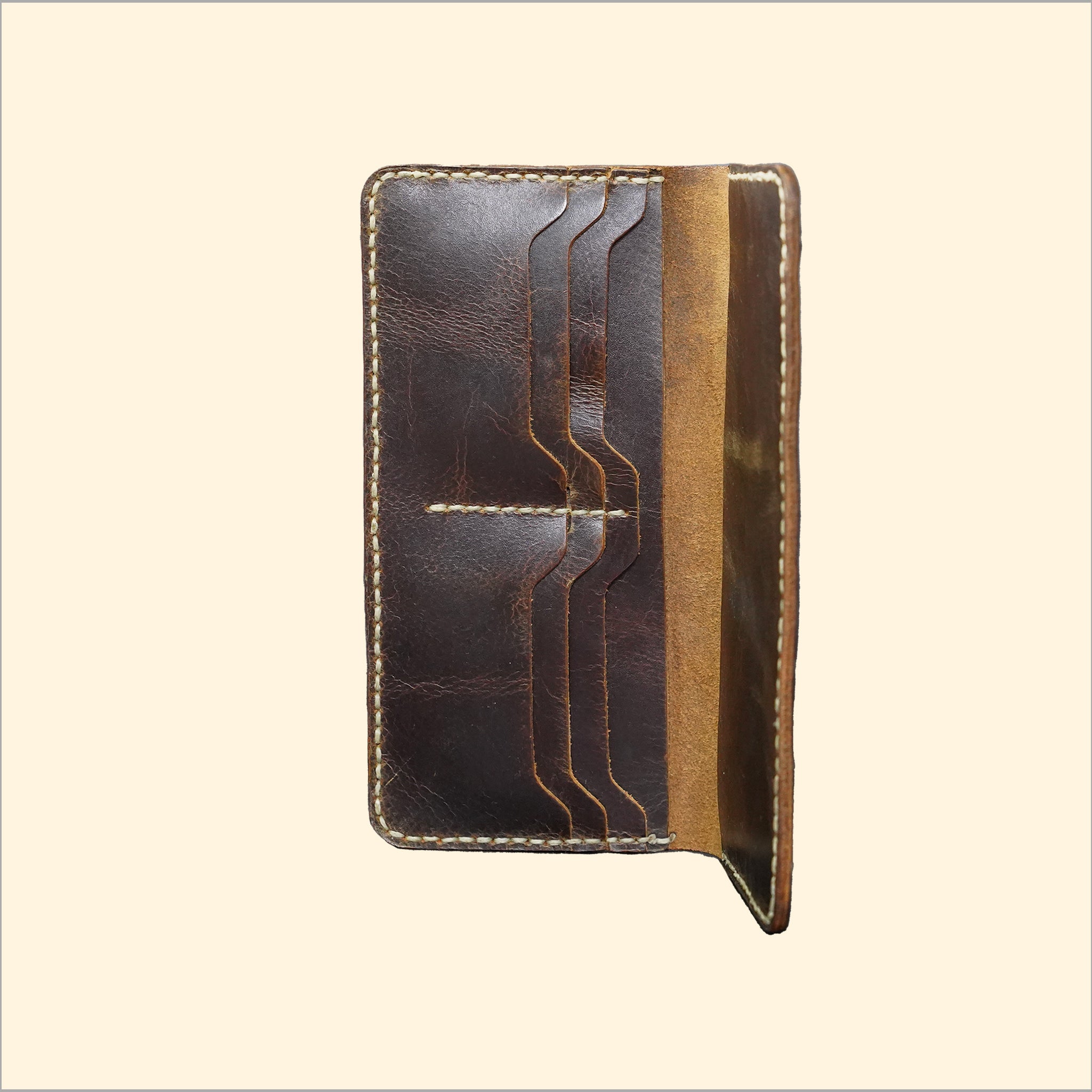 Long Bi-Fold Wallet (Dual-Tone)
