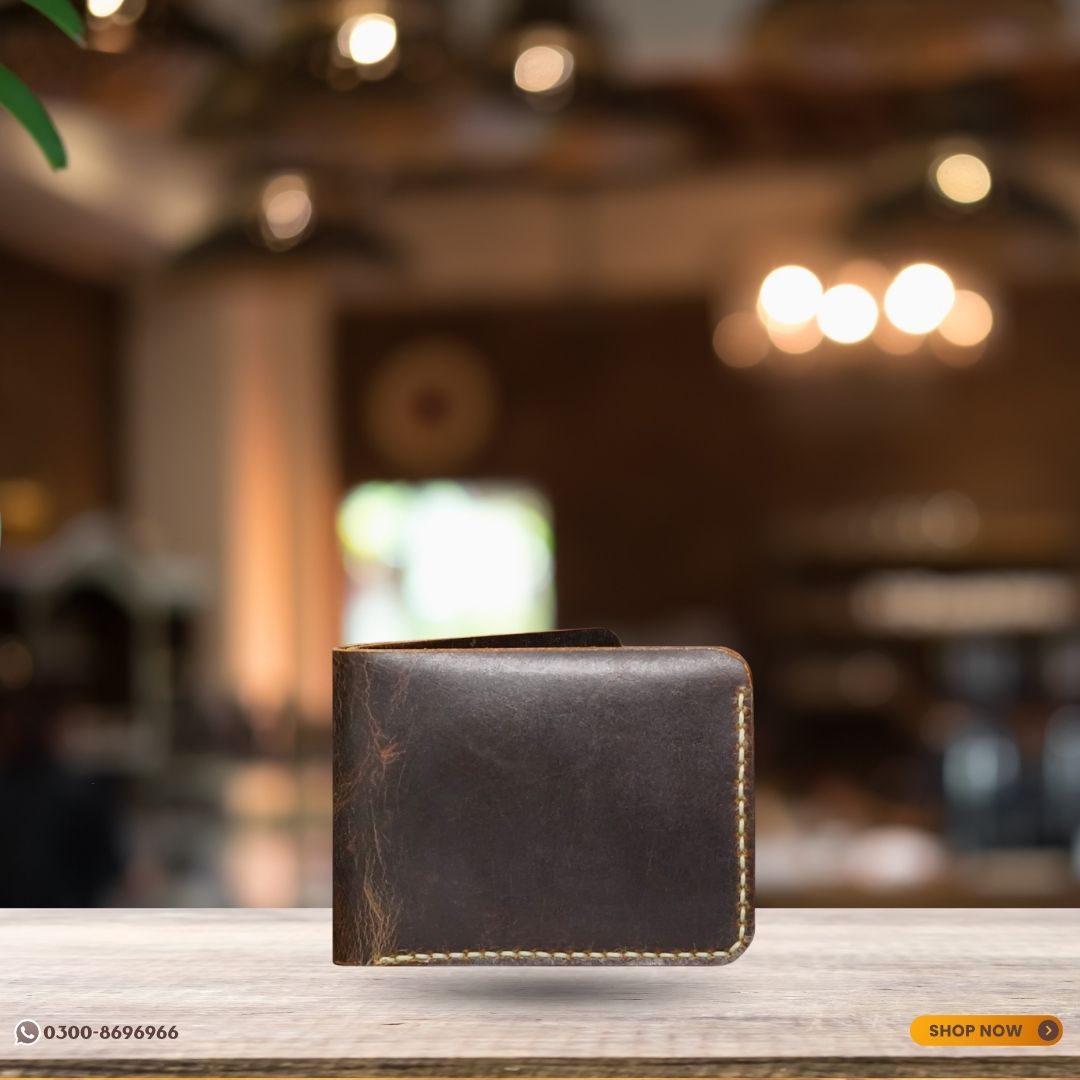 Slim Hand-Stitched Leather Wallet (Multi Tone)