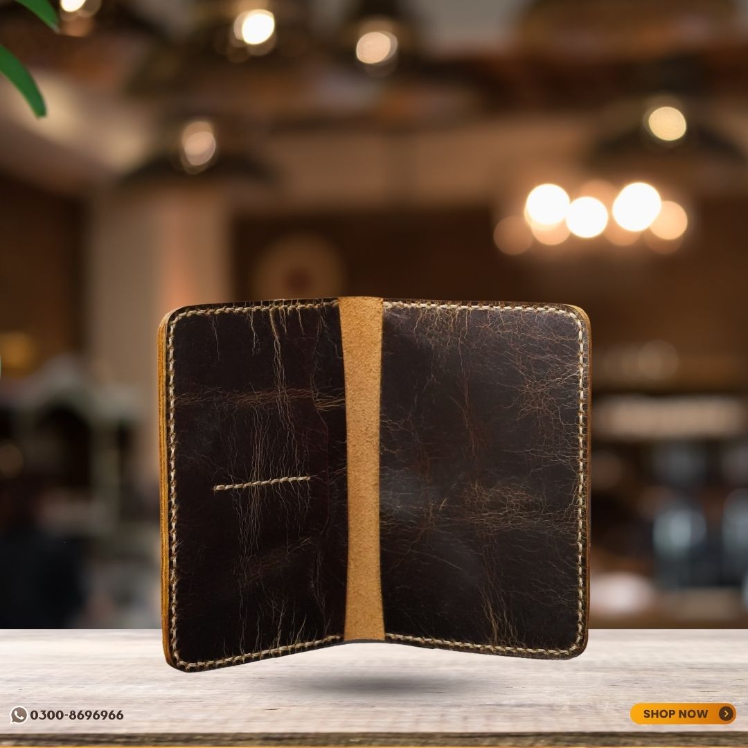 Handcrafted Passport Holder (Dual Tone)