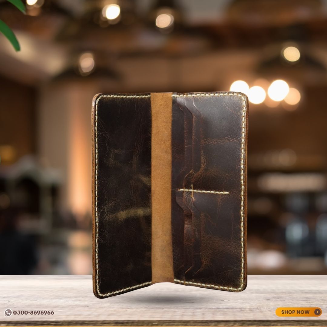Long Bi-Fold Wallet (Dual-Tone)