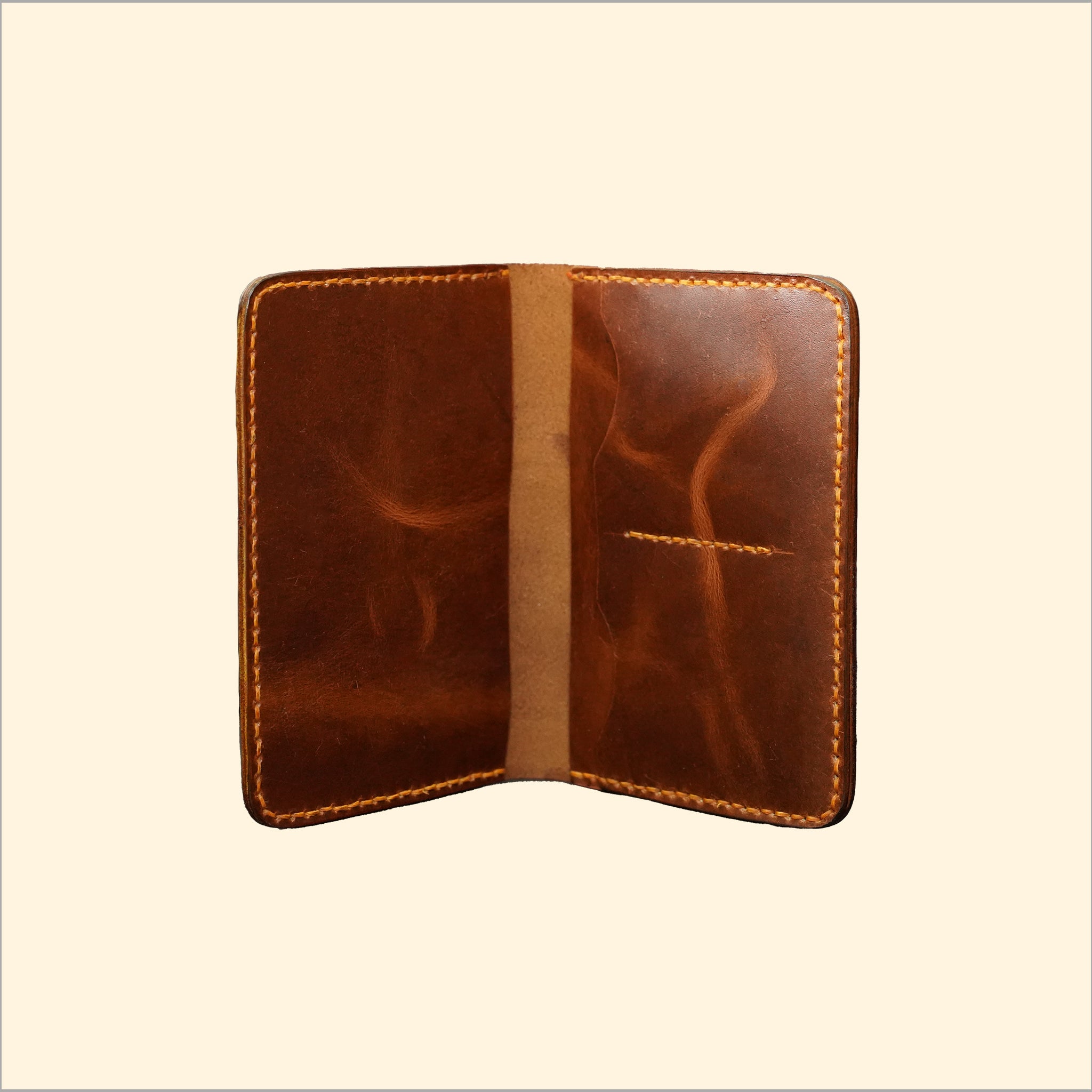 Handcrafted Passport Holder (Brown)