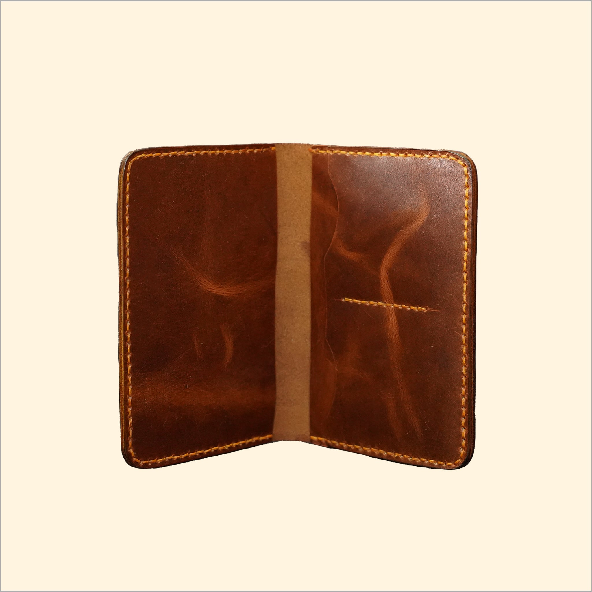 Handcrafted Passport Holder (Brown)