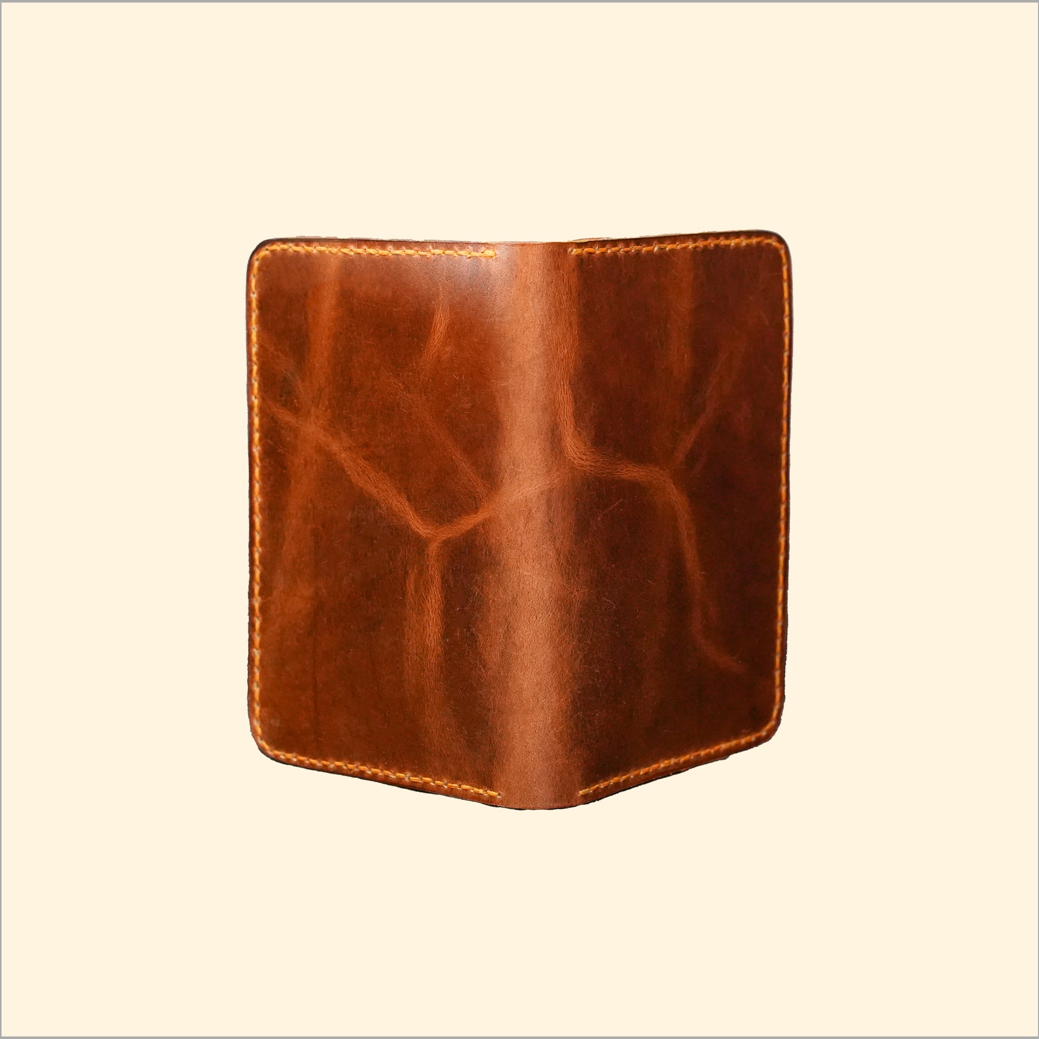 Handcrafted Passport Holder (Brown)