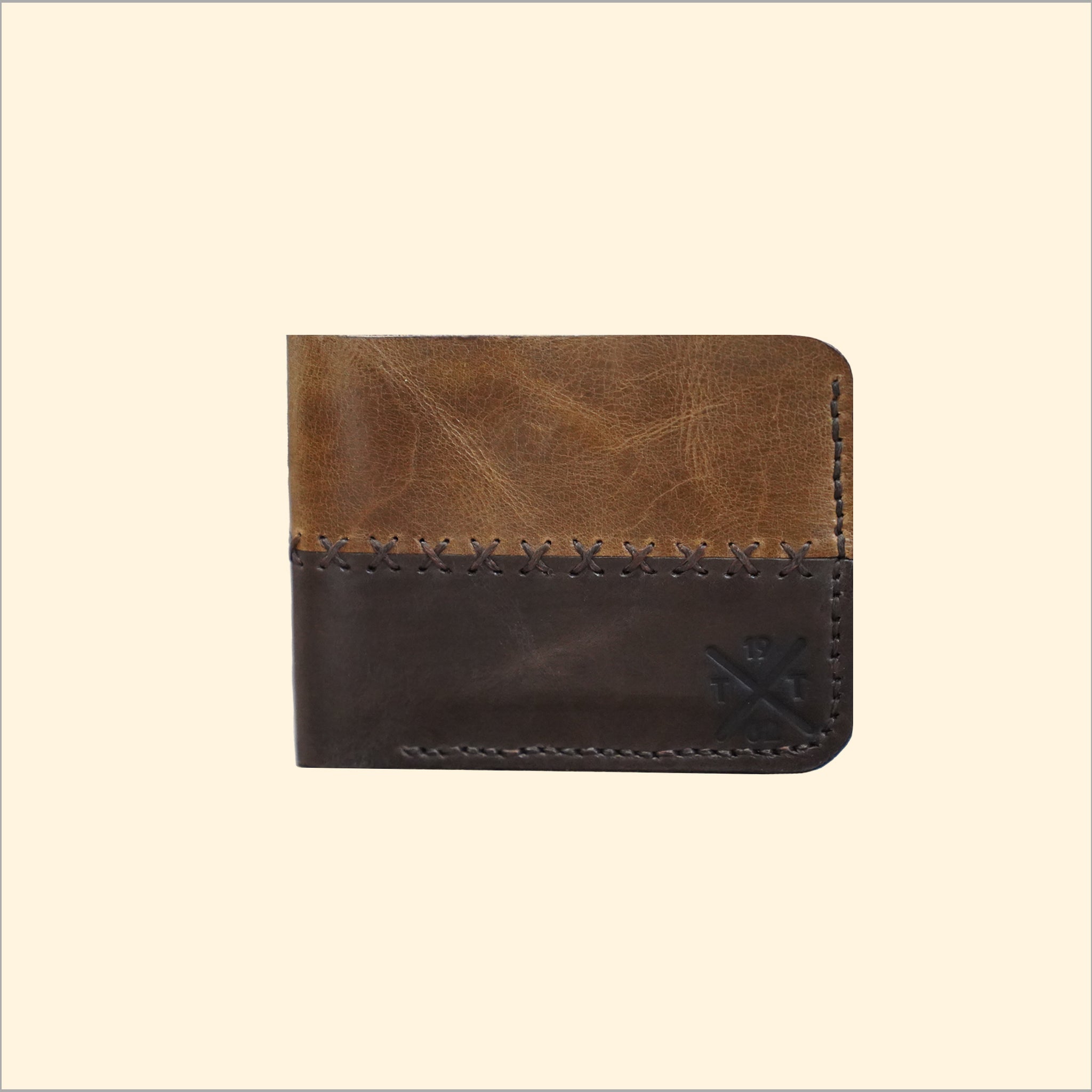Slim Hand-Stitched Leather Wallet (Two Colors)